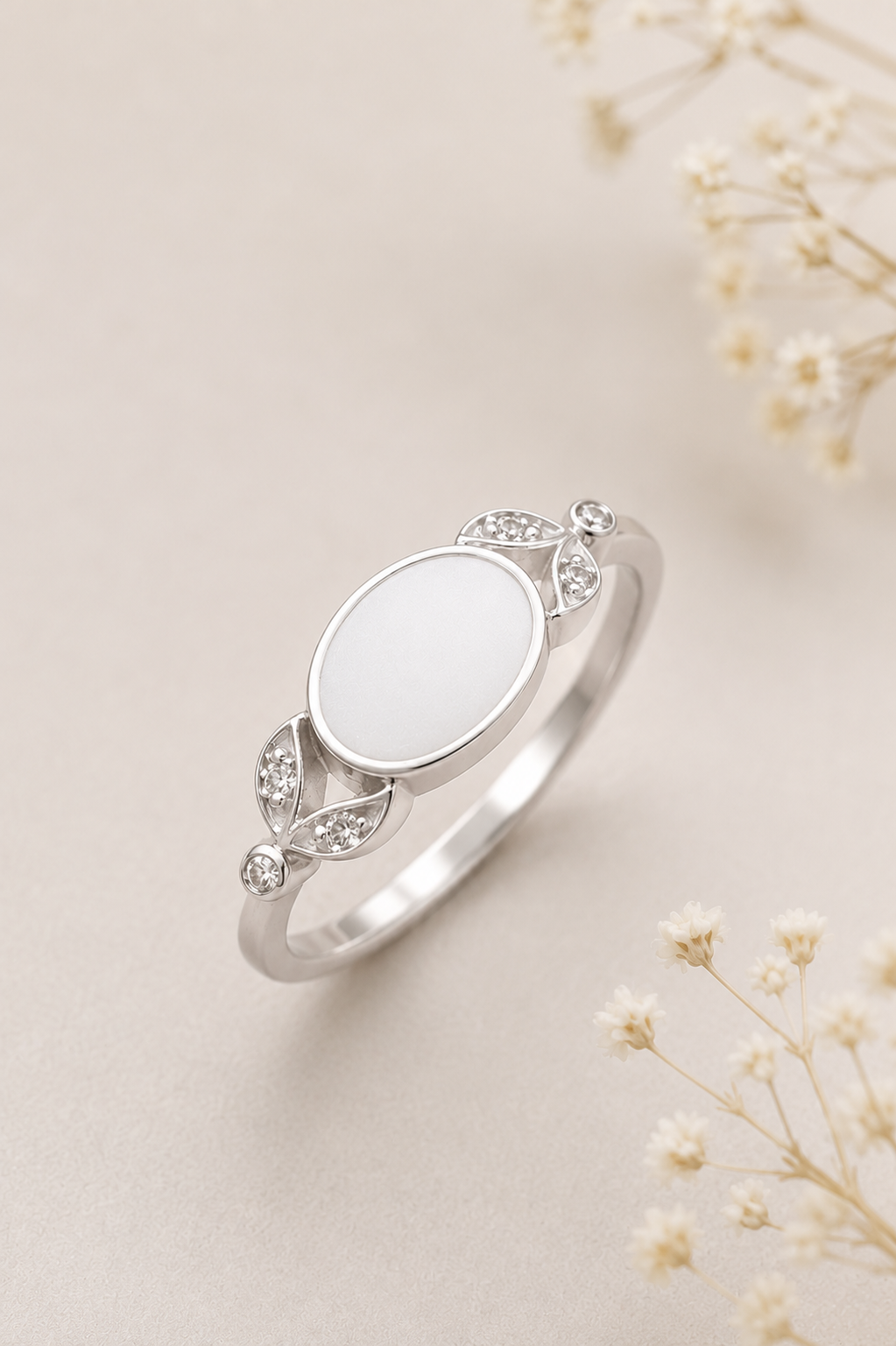 Indrammet oval