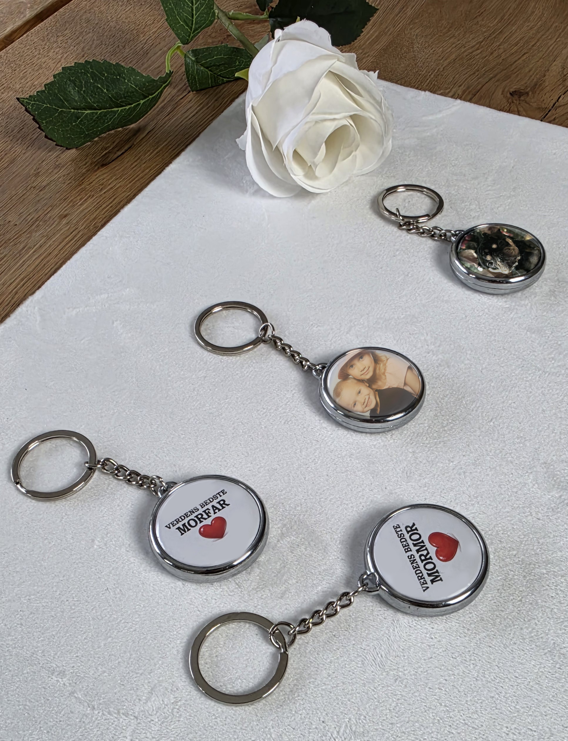 Nøglering med dit minde